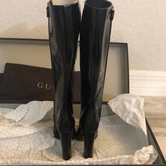 NWOT authentic GUCCI Lillian Horsebit boots - Picture 8 of 11